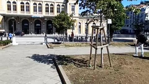 Train station in Italy