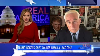 REAL AMERICA -- Roger Stone speaks out about the Indictment of Donald Trump.