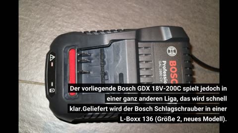 Bosch Professional 18V System Akku Drehschlagschrauber GDX 18V-200 C