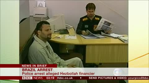 Hezbollah financier arrested (Brazil) - BBC News - 22nd September 2018