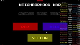 Playing Neighborhood War Roblox