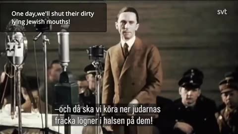 Reichsminister Joseph Goebbels , talks about the Jewish press, Berlin sportpalast ,1933, February 10