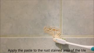 How to Remove Rust Stains from Ceramic Tiles
