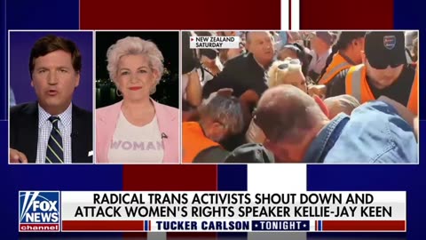 Kellie-Jay Keen describes being attacked by trans activists in New Zealand