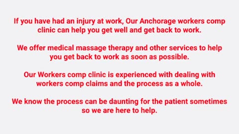 Healing Therapeutics Health and Wellness - Workers Comp Clinic in Anchorage