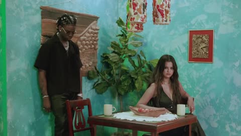 Rema, Selena Gomez - clam down music video