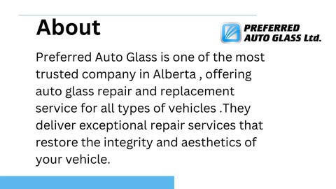 Experience Superior Glass Repair At Preferred Auto Glass Companies