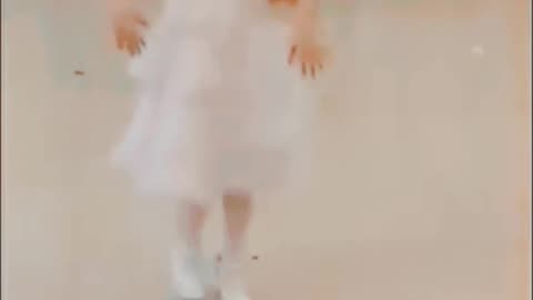 A Cute Little Girl Dancing Like a Professional Dancer