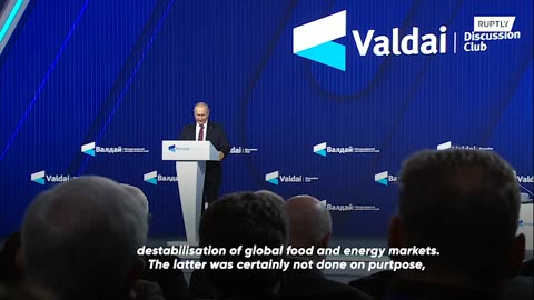 'West incites war in Ukraine, provocations around Taiwan'- Putin at Valdai forum
