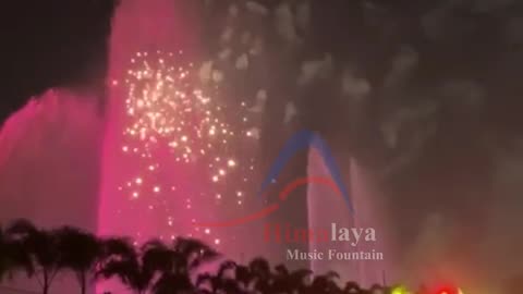 2023 Hyderabad Music Fountain Laser Show || Himalaya Fountain Company