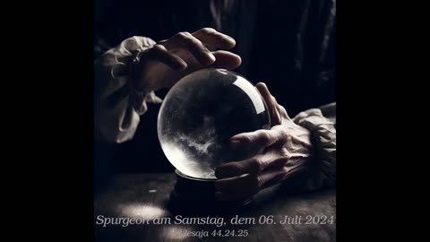 Spurgeon am Samstag, dem 06. Juli 2024 zu Jesaja 44,24.25