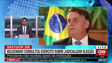 Bolsonaro consultou o Exército sobre judicializar a eleição | CNN 360º