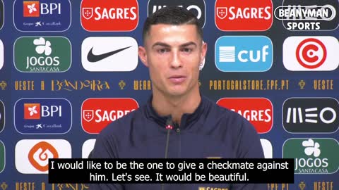 'I would like to be the one to checkmate Messi!' | Cristiano Ronaldo on Louis Vuitton ad with Messi