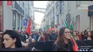 Protestos em Portugal contra a Nova Ordem Mundial e por liberdades civis