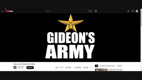GIDEONS ARMY TUESDAY 730 PM EST 8/15/23