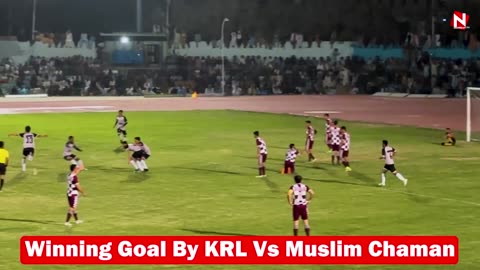 Winning Goal By KRL Vs Muslim Chaman