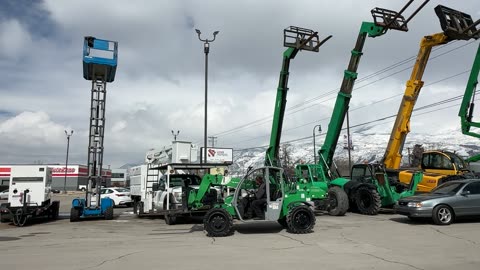 Telehandler Forklift 2014 Genie GTH5519 5,500 LB 19' Reach Telescopic Fork Lift