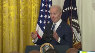 Biden speaking at a Black History Month reception: "I may be a white boy, but I'm not stupid."