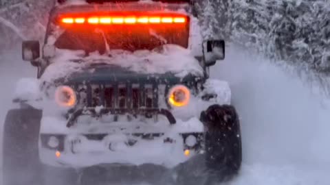 Rubicon drill on snow