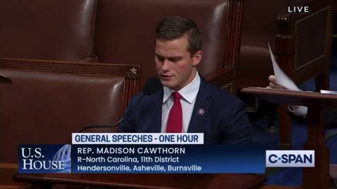 GOP's Cawthorn calls Biden a 'geriatric despot' on House floor.