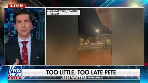 Jesse Watters Mayor Pete is only going to East Palestine because he got shamed
