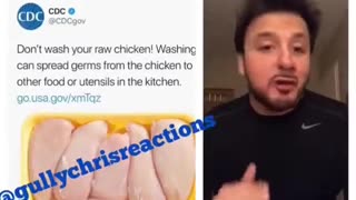 Do Not Listen To The CDC! WASH YOUR DAMN CHICKEN!!!