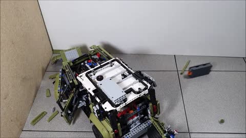 Lego Technic 42110 CRASH 🚨 80 KM_H 🚨 Lego car CRASH TEST - Lego Technic CRASH Test