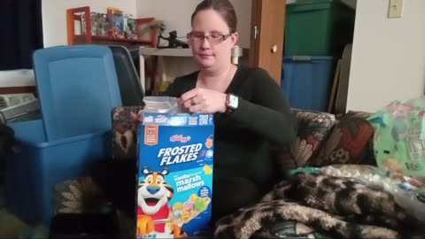 Reaction To Frosted Flakes With Vanilla Flavored Marshmallows Cereal