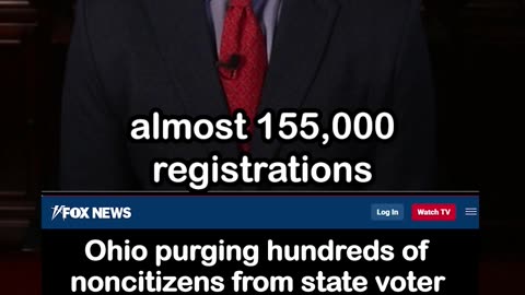 Ohio Purging Hundreds of Non-Citizens from Voter Rolls amid 2024 Election Audit