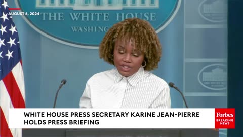 Karine Jean-Pierre Responds To Questions On Harris' Role In Biden Admin: They're ’Critical Partners’