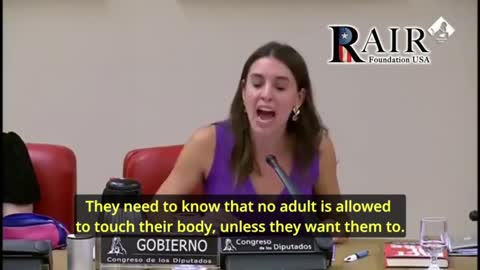 Pedophiles Celebrate: Spanish Minister Declares Children Can Have Sex 'With Whomever They Want'
