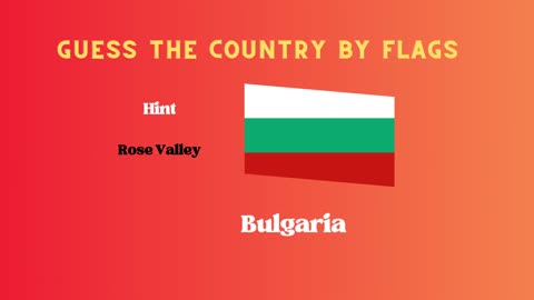 Guess the Country by the Flag Quiz