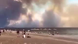Fires in Rhodes Greece