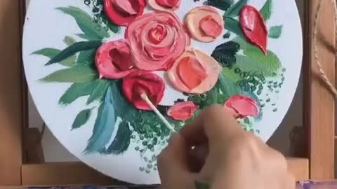 Beautiful drawing of roses from a professional №2