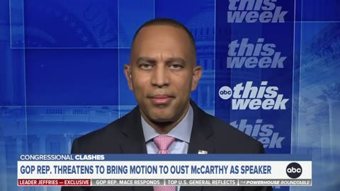 House Republicans are in the middle of a civil war’: Rep. Hakeem Jeffries | This Week