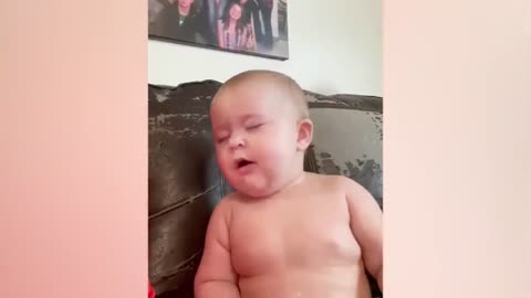 The Funniest Moments Of Baby Sleeping