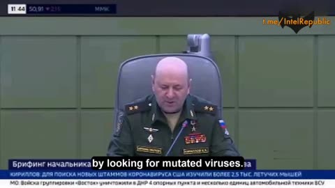 Russian MIL accuse the US of releasing bioweapons to create “crisis situations”