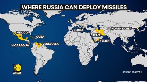 Russia-Ukraine war: Russian TV shows map where Putin could deploy missiles