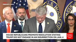 House Republicans Unveil Resolution To Declare Trump Did Not Engage In Insurrection