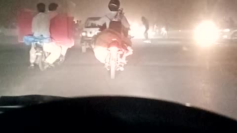 Sand storm in Lahore