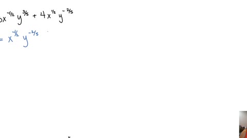 Factoring out a GCF with Rational Exponents