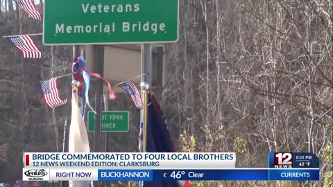 Bridge commemorated to four local brothers