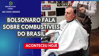 ACONTECEU HOJE: BOLSONARO FALA SOBRE COMBUSTÍVEIS DURANTE LIVE NOS EUA