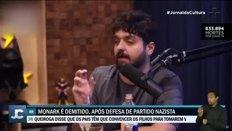 Monark diz que partido nazista deveria existir no Brasil