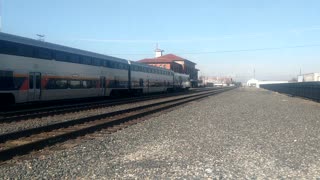 Amtrak in Stockton southern Pacific station