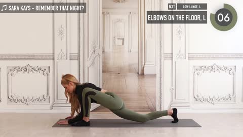8 MIN STRETCH FOR SPLITS - how to get your front splits / No Equipment I Pamela Reif
