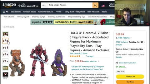 The Search For Deals On Halo Action Figures On 11-17-2021 Revealed