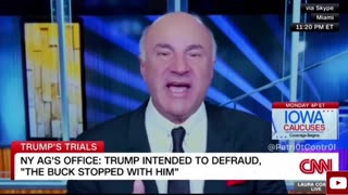 Kevin O'Leary SCHOOLS clueless CNN anchor on Trump NY case, real estate