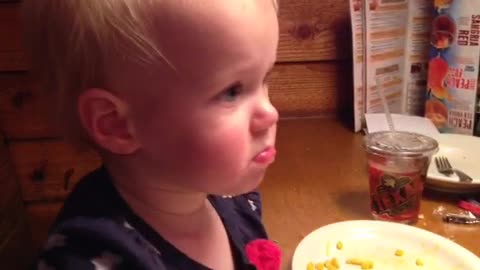 Watch The Priceless Reaction Of This Little Girl As She Tastes Lemon For The First Time