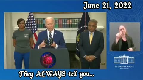 Biden says for the third time that 'surely' there will be 'another Plandemic':